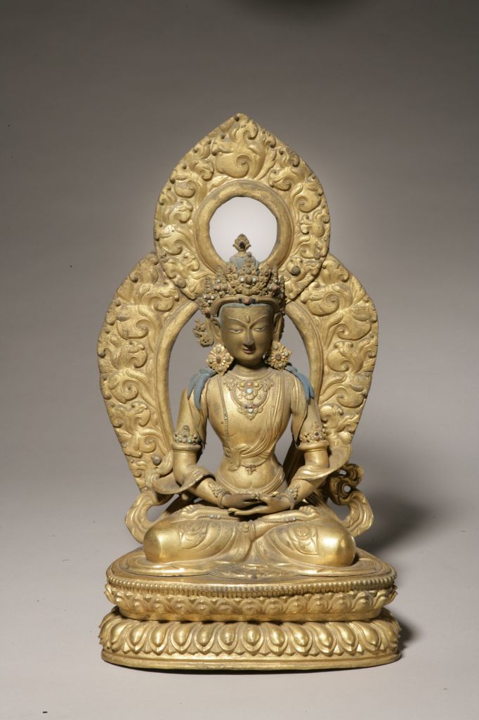 图片[1]-Copper gilded Infinite Buddha-China Archive